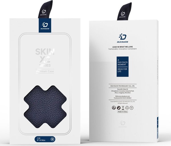 Dux Ducis Dux Ducis Skin X2 θήκη για iPhone 14 Plus κάλυμμα με μαγνητικό πτερύγιο μπλε