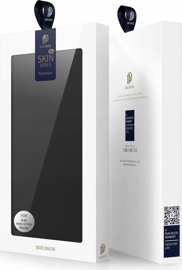Θήκη Dux Ducis Skin Pro με καπάκι και θέση για κάρτα για το Xiaomi Redmi Note 13 Pro+ 5G - μαύρο