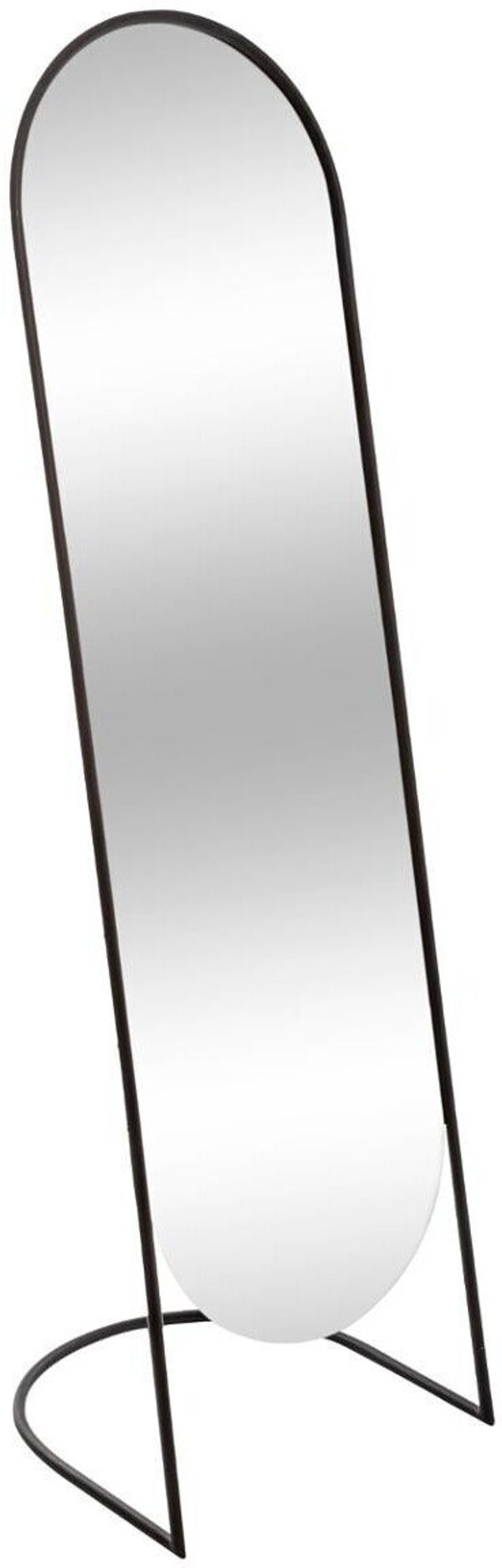 Duze lustro stojace w metalowej ramie JEF 39,5 x 136 cm