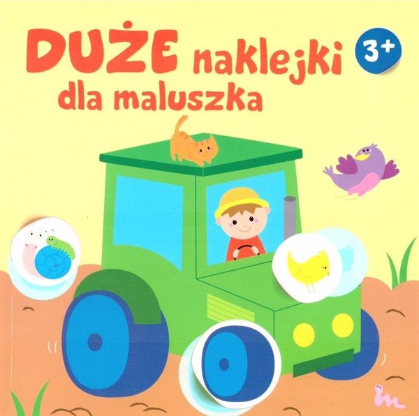 Duze naklejki dla maluszka 3 - Traktor EDUKAMP