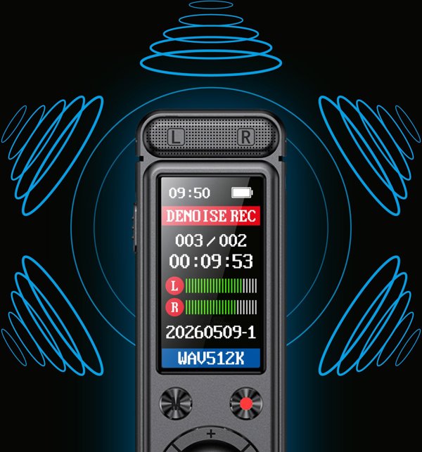Ψηφιακό Dyktafon Kruger&Matz KM0950 8GB, Μαύρο