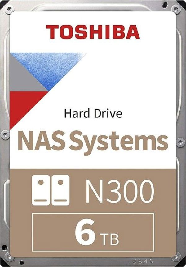 Dysk serwerowy Toshiba N300 (bulk) 6TB 3.5'' SATA III (6 Gb/s)  (HDWG460UZSVA)
