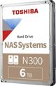 Dysk serwerowy Toshiba N300 (bulk) 6TB 3.5'' SATA III (6 Gb/s)  (HDWG460UZSVA)