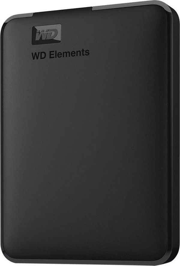 WD Elements Portable Εξωτερικός Σκληρός Δίσκος HDD 5TB, USB 3.0, Μαύρος (WDBU6Y0050BBK-WESN)