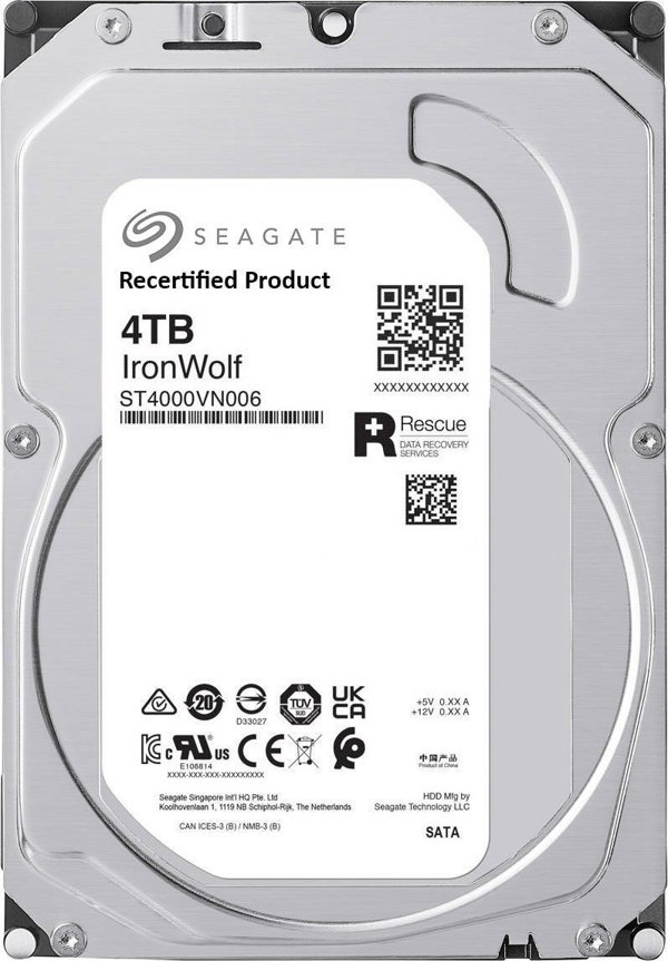 Dysk Seagate NAS HDD 4TB IronWolf 5400rpm