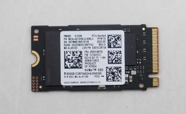 Lenovo SSD 512GB M.2 PCIe 4.0 5SS1C09736 - Δίσκος SSD NVMe