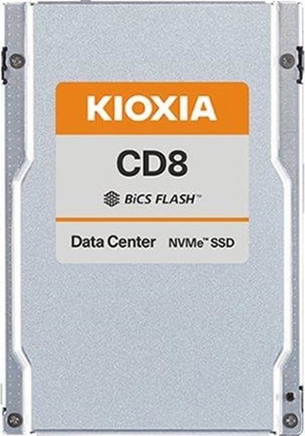 Kioxia CD8-R Enterprise SSD 1.92TB 2.5'' NVMe PCIe Gen4 x4, Ταχύτητα Ανάγνωσης 7200MB/s (KCD8XRUG1T92)