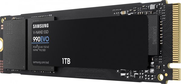 Samsung SSD 990 EVO 1TB M.2 2280 PCI-E x4 Gen4 NVMe (MZ-V9E1T0BW)