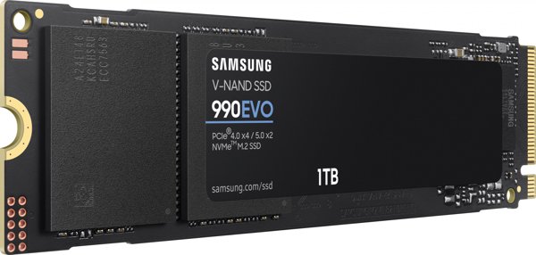 Samsung SSD 990 EVO 1TB M.2 2280 PCI-E x4 Gen4 NVMe (MZ-V9E1T0BW)