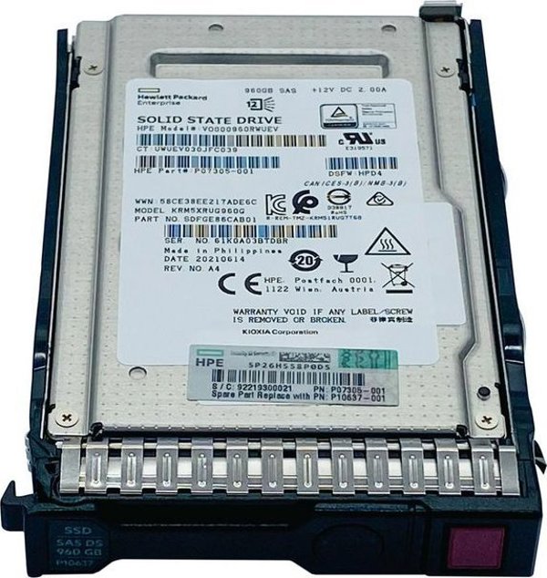 Dysk serwerowy HP 960 GB 2.5'' SAS-3 (12Gb/s)  (P10637-001)