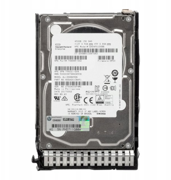 Dysk serwerowy HPE 450GB 12G SAS 15K