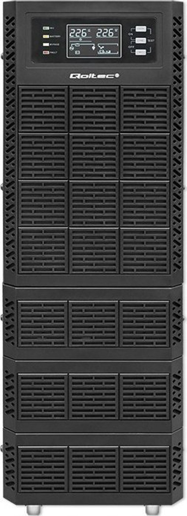 Dysan Zasilacz awaryjny UPS Qoltec 6kVA | 6000W | Power Factor 1.0 | LCD | EPO | USB | On-line