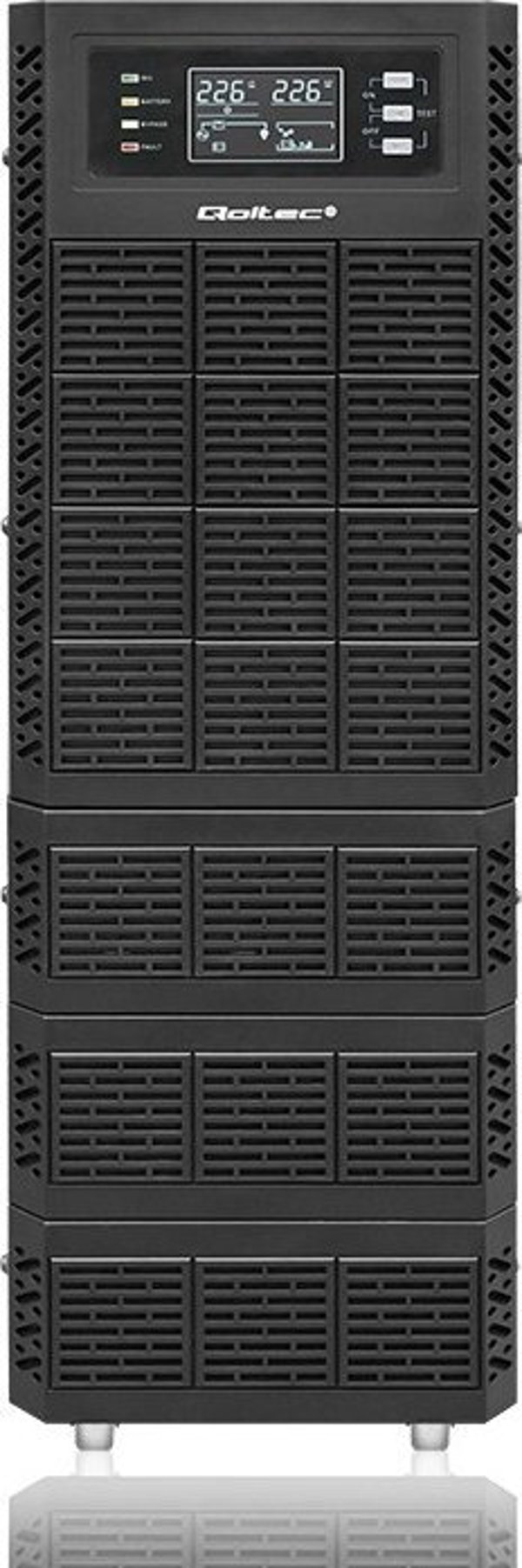 Dysan Zasilacz awaryjny UPS Qoltec 6kVA | 6000W | Power Factor 1.0 | LCD | EPO | USB | On-line