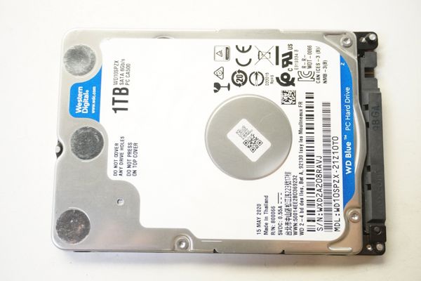 Dysk WD Blue 1TB 2.5'' SATA III (WD10SPZX) [outlet]