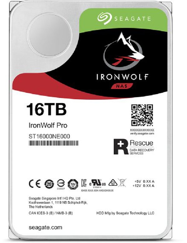 Dysk Seagate IRONWOLF PRO 16TB SATA 3.5IN