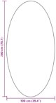 Χαλί HUARTE Μπεζ Οβάλ 100x200 cm