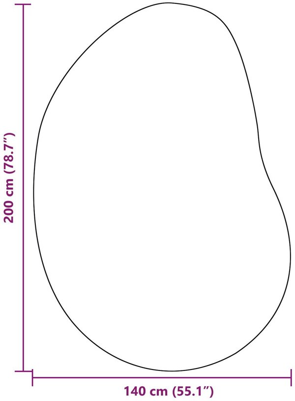 vidaXL Χαλί σε Δαστικά Πράσινα, Κατασκευασμένο από Μαλλί, 140x200 εκ., Ανθεκτικό