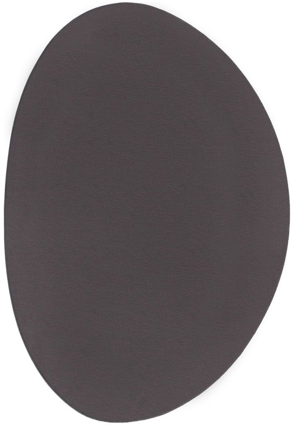 dywany Antracytowy Poliester 120 x 170 cm Dywan pokojowy Owalny