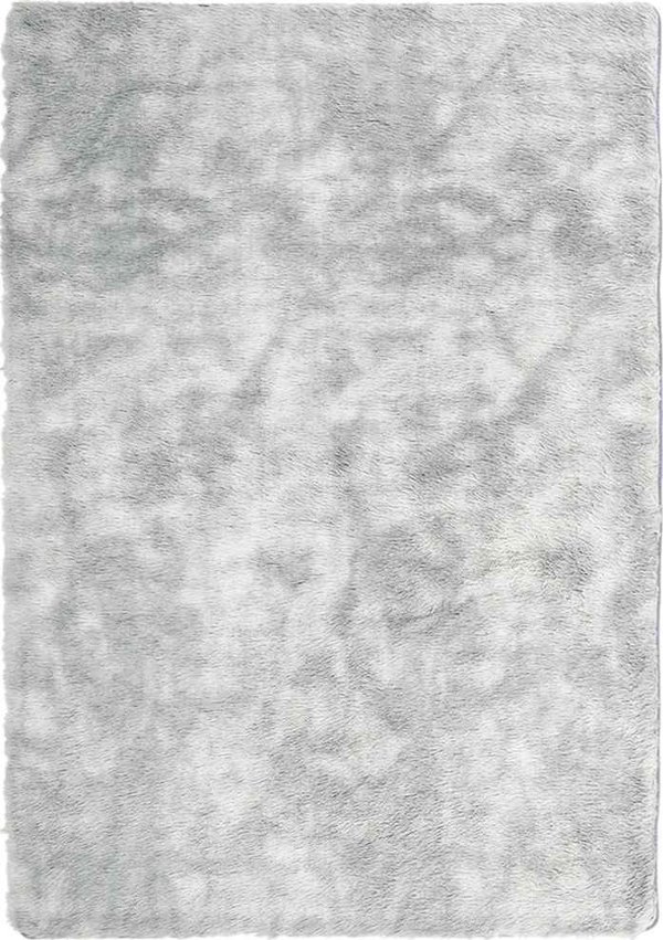 Χαλί shaggy με μακριά τρίχα, ανοιχτό γκρι, 240x340 cm, πολυεστέρας