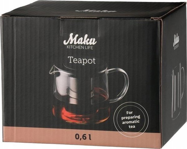 Τσαγιέρα με Εγχυτήρα NoName 600ml 14430932