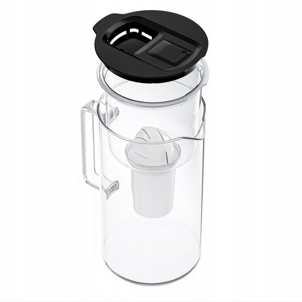 Dzbanek Wessper D4 BOROSILICATE MINI futureflow™ Aquaclassic (WES209-FF-BK)