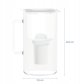 Dzbanek Wessper D4 BOROSILICATE MINI futureflow™ Aquaclassic (WES209-FF-WH)