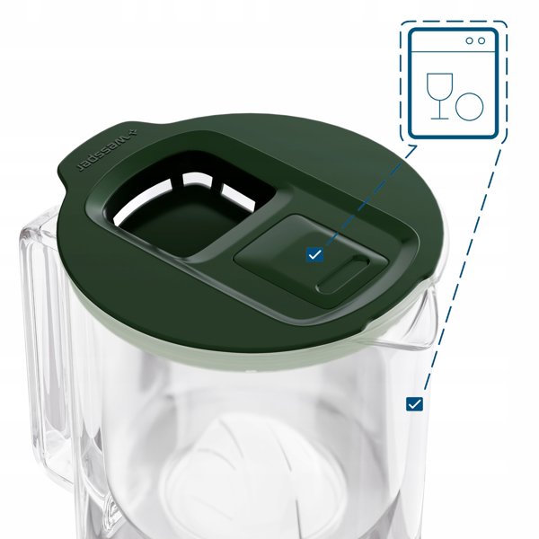 Dzbanek Wessper D4 BOROSILICATE MINI futureflow™ Aquaclassic (WES209-FF-GE)