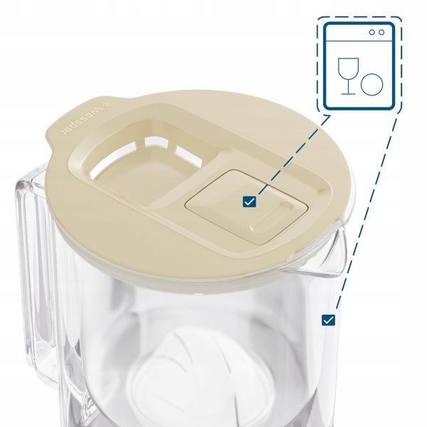 Dzbanek Wessper D4 BOROSILICATE MINI futureflow™ Aquaclassic (WES209-FF-BG)
