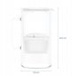Dzbanek Wessper D4 BOROSILICATE MINI futureflow™ Aquamax (WES208-FF-WH)