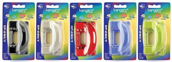 Kangaro Διατρητικό Χαρτιού DP-280Y, Χωρητικότητα 11 Φύλλων, Τυχαίο Χρώμα