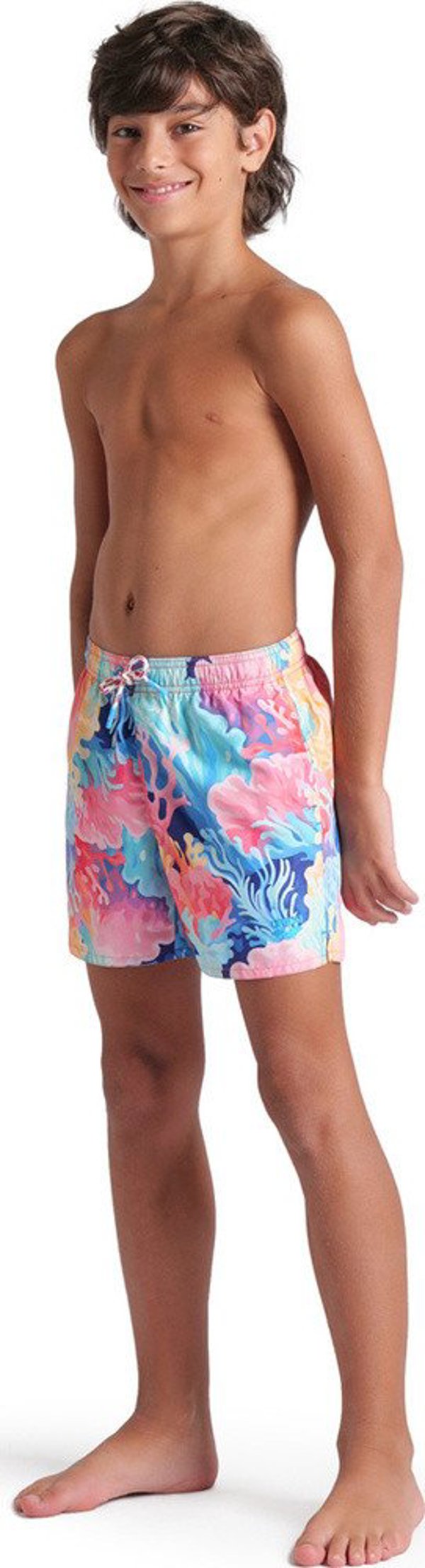 Παιδικά Σορτς BOY'S ARENA WATER PRINTS BEACH BOXER AO