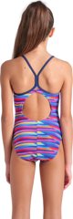 Παιδικό Μαγιό GIRL'S ARENA RACING STRIPE SWIMSUIT LIGH