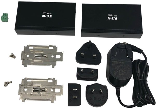 EATON TRIPPLITE 1-Port Industrial USB over Cat6 Extender ESD Protection PoC USB 2.0 Mountable 330ft. 100m TAA