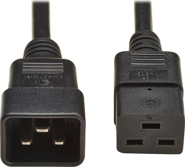 Καλώδιο τροφοδοσίας Eaton P036-02M-EU Μαύρο 2 μ IEC C20 IEC C19
