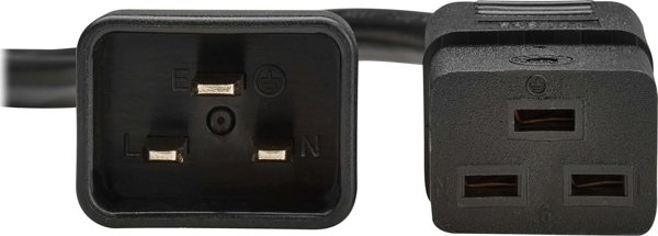 Καλώδιο τροφοδοσίας Eaton P036-02M-EU Μαύρο 2 μ IEC C20 IEC C19