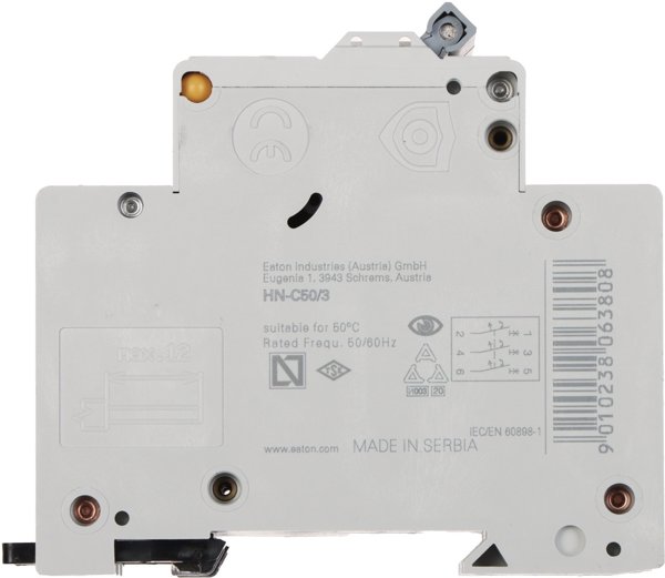 Eaton Wyłącznik nadprądowy trójfazowy 50 A typ C (HN-C50/3)