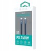 Καλώδιο Eaton Devia Ultra3 USB-C σε USB-C PD 240W, Επίπεδο, 1.5m, Μπλε