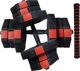 Eb Fit Σετ Αλτήρες 2 σε 1 με Μπάρα 20kg (2 x 10kg) Ασφαλτικά Βάρη Γυμναστικής