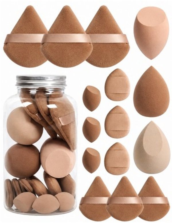 eCarla Zestaw gąbeczek do makijażu Brown Cream Duo GB21BR 15g
