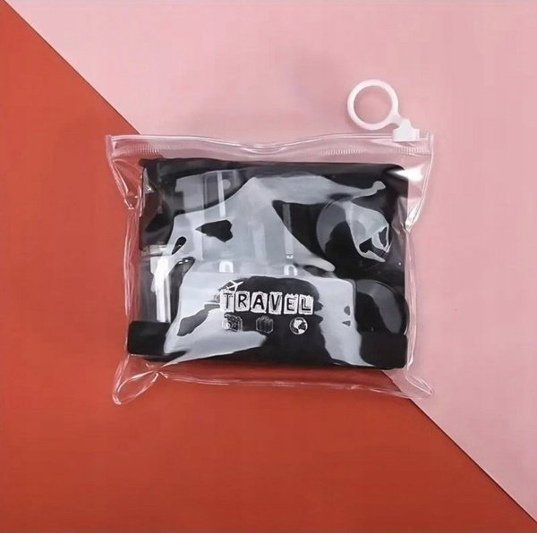ECARLA_SET Σετ αξεσουάρ ταξιδιού Μαύρο KS122CZ