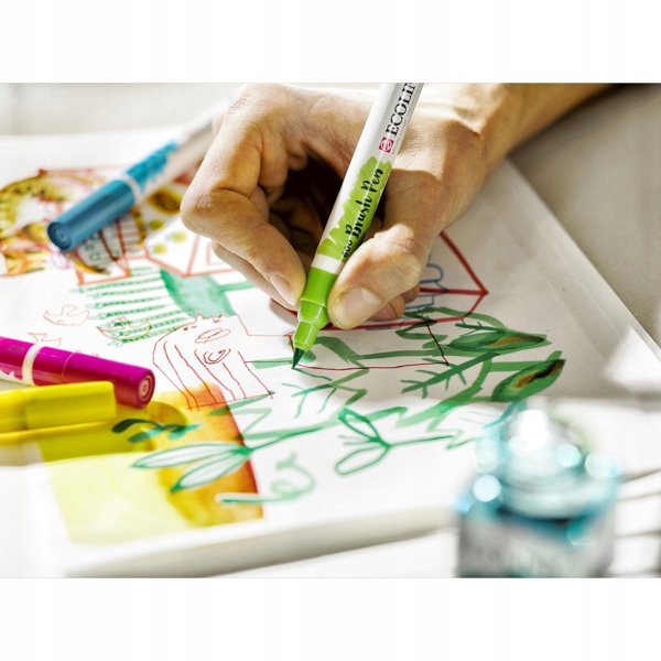 Ecoline Brush Pen set Shadow| 5 colours