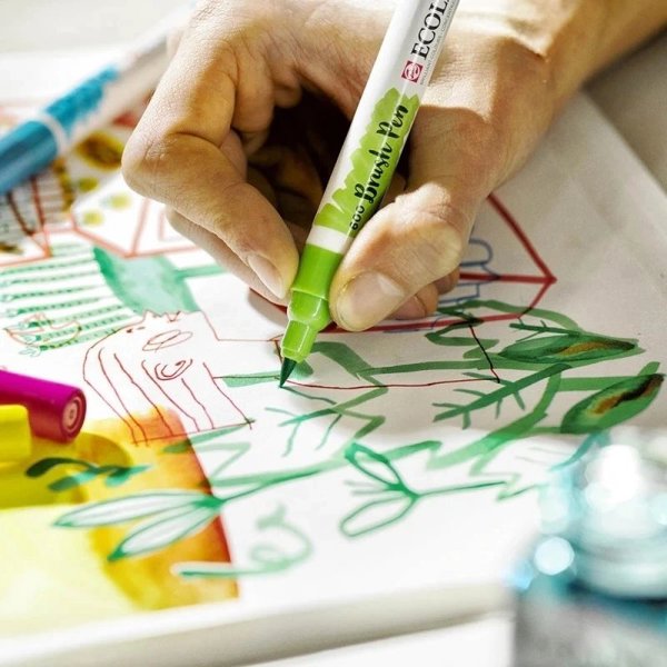 Ecoline Brush Pen set Shadow| 5 colours