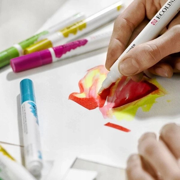 Ecoline Brush Pen set Shadow| 5 colours