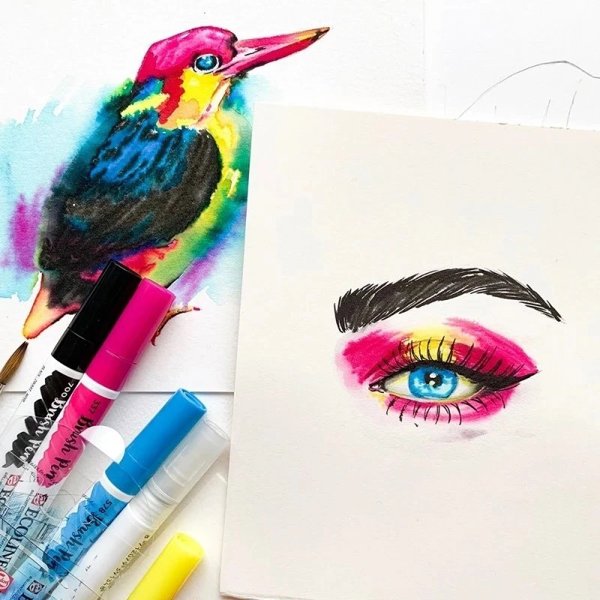 Ecoline Brush Pen set Shadow| 5 colours
