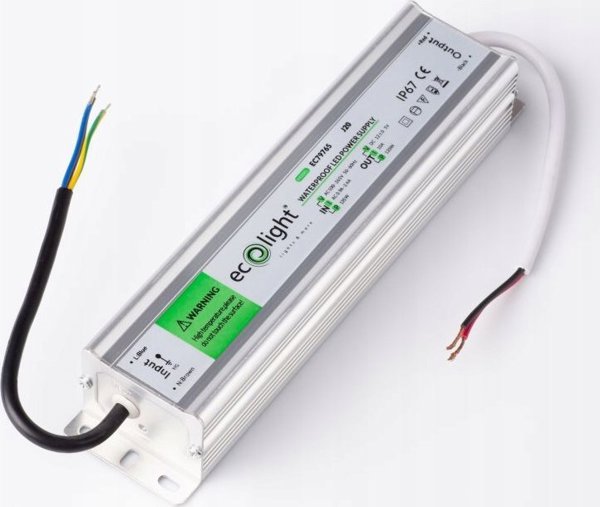 ECOLIGHT2 Τροφοδοτικό LED 120W, EC79765, 12V, Μετασχηματιστής Τάσης για LED Ταινίες