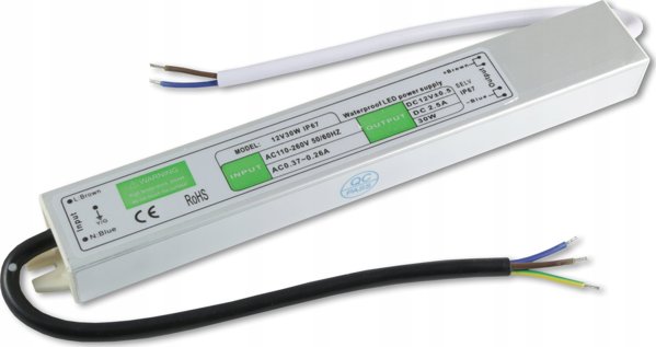 ECOLIGHT2 Zasilacz LED hermetyczny Ecolight EC79608 IP67 30W 12V