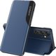 Θήκη Eco Leather View Case για Samsung Galaxy S25+ με καπάκι και βάση - μπλε