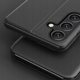 Eco Leather View Case θήκη για Samsung Galaxy S25+ με πτερύγιο στήριξης - μαύρο