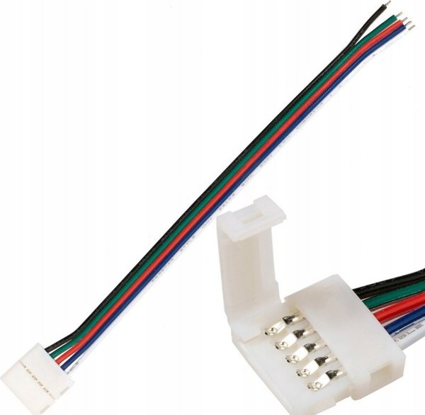 ECOLIGHT2 Eco Light EC79630 σύνδεσμος μονής όψης για ταινίες LED RGB με καλώδιο