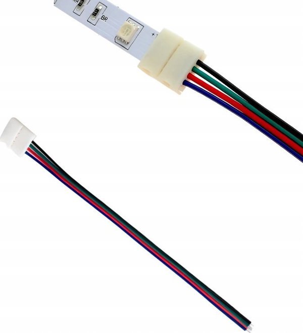 ECOLIGHT2 Eco Light EC79630 σύνδεσμος μονής όψης για ταινίες LED RGB με καλώδιο